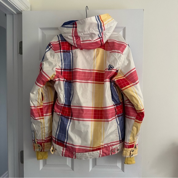 Size XL Vintage 00’s Firefly Plaid Winter Snow Ski Jacket Parka - Picture 2 of 6